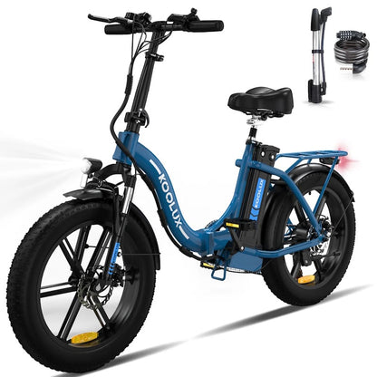 Koolux BK6S 4.0 Folding Fat Tyre E-Bike 250W 15.5mph Top Speed