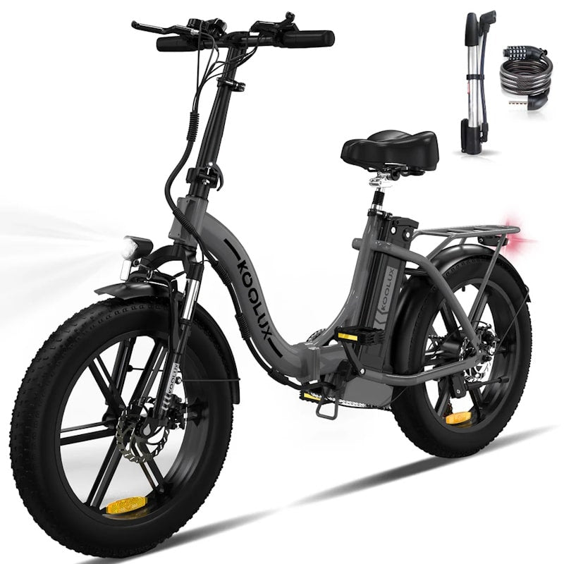 Koolux BK6S 4.0 Folding Fat Tyre E-Bike 250W  Silver