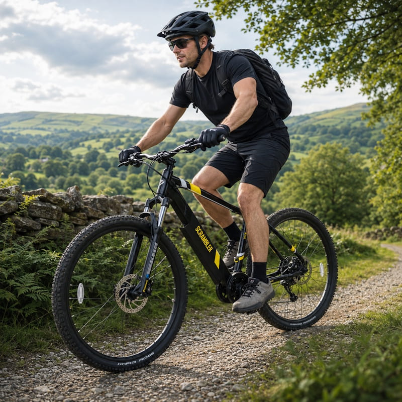 Mark2 Scrambler C eMTB Lightweight Centre Motor 12.8Ah/460Wh 15.5mph Top Speed EAPC