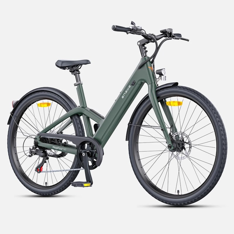 MAPFOUR N1 AIR ST 250W Ultra-lightweight 100KM Long Range Carbon Fibre City E-bike