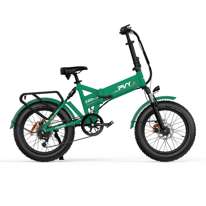 PVY Z20 Plus E-Bike Foldable All Terrain 20 Inch Fat Tyre 1000W Green