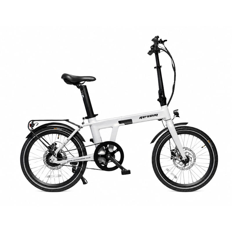 Revom Magi Pro Compact Folding E-Bike White