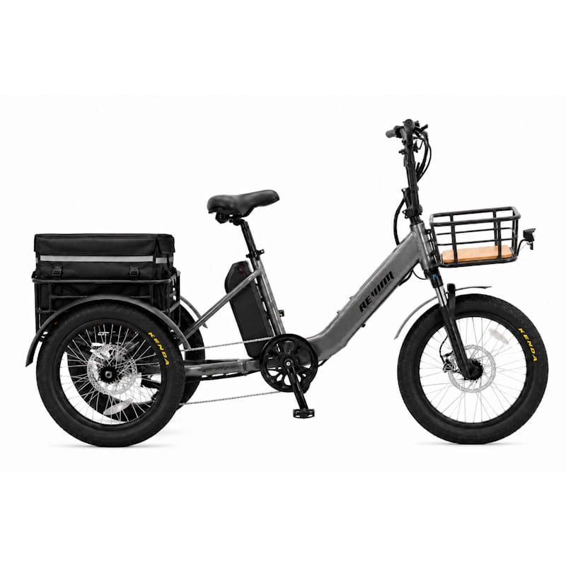 Revom T1F Folding Urban Electric Tricycle 250W 15.5mph Top Speed EAPC