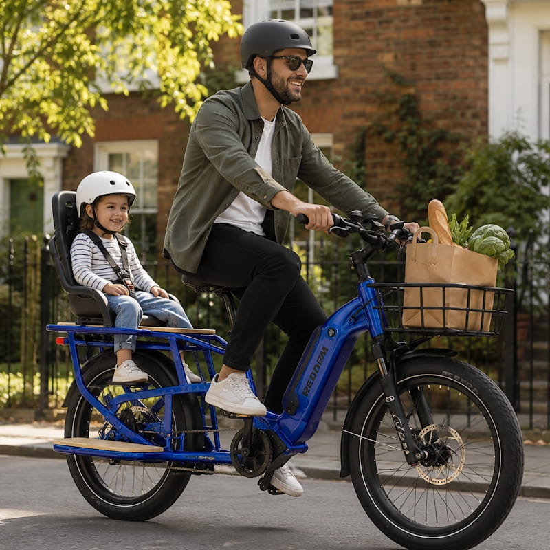 Revom Multi C2 Step-Through Cargo E-Bike 250W 15.5mph Top Speed EAPC