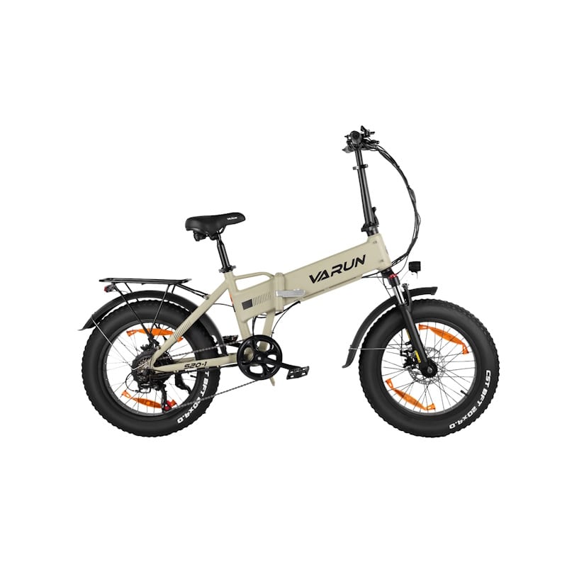 VARUN S20‑1 Foldable All-Terrain Fat‑Tyre E‑Bike 250W 15.5mph Top Speed