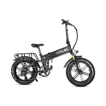 Vitilan I7 Pro 3.0 E-Bike Folding Full Suspension 750W 