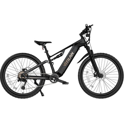 Vitilan M5 Full Suspension All-Terrain Mountain E-Bike 250W 15.5mph Top Speed