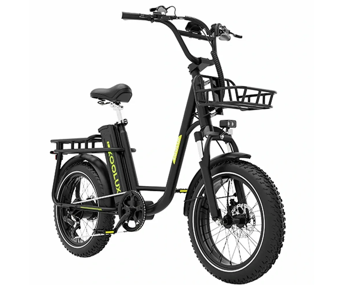 Koolux X7 Folding Fat Tyre E-Bike 250W 15.5mph Top Speed