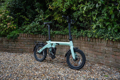 E-Go CarbonLite beside a wall