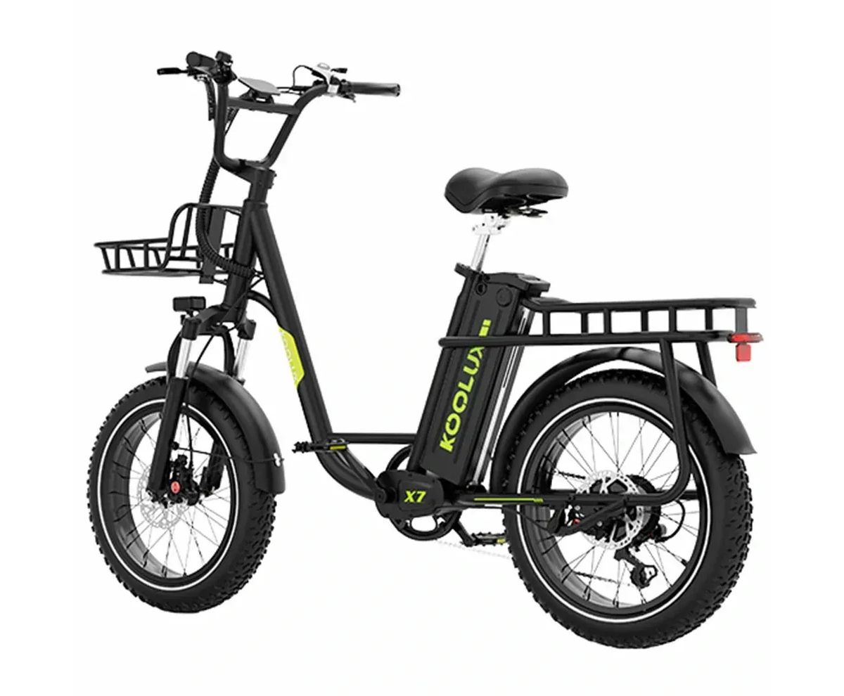Koolux X7 Folding Fat Tyre E-Bike 250W 15.5mph Top Speed